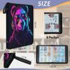 Cmizedevise Cool Panda 9 Pocket Trading Card Binder, Card Binder Holder Fits 900 Cards With 50 Sleeves, Portable Collection Card Ablum for TCG, Sports Cards view 3
