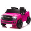12V Licensed RAM 3500 Ride on Toy for Kids, Toddler Ride on Truck with Parent Remote Control, 2WD, Rear Shock Suspension, LED, Bluetooth, 3 Point Safety Belt, Electric Car for Kids (Pink) view 1