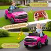12V Licensed RAM 3500 Ride on Toy for Kids, Toddler Ride on Truck with Parent Remote Control, 2WD, Rear Shock Suspension, LED, Bluetooth, 3 Point Safety Belt, Electric Car for Kids (Pink) view 4