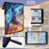Cmizedevise Cool Fire Baseball 9 Pocket Trading Card Binder, Sports Ball Card Binder Holder Fits 900 Cards With 50 Sleeves, Portable Collection Card Ablum for TCG, Sports Cards view 3