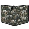Cmizedevise Green Camouflage 9 Pocket Trading Card Binder, Skeleton Dinosaur Card Binder Holder Fits 900 Cards With 50 Sleeves, Portable Collection Card Ablum for TCG, Sports Cards view 4