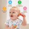 JoyCat What's Inside Box - Mystery Soft Box with 5 Sensory Objects, Rattle, Crinkle Paper, Mirror - Baby Toys 6-12 Months, Soft Busy Travel Toys - Christmas Basket Stocking Stuffers view 4