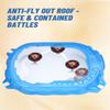 BGOVTAPO X Stadium Starter Kit - 6 Battle Tops Arena Set with 2 Launchers, Acceleration Track & Protective Roof, Gift for Boys Girls 6+ view 3