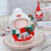 Christmas Clothes for Lu bubu 17cm Dolls(No Doll) Accessories,, Stylish Kawaii Festive Christmas Sweater Scarf Outfit Set 3 Pieces Suitable for 17cm Doll , Xmas Doll Clothing Set Replacement view 2