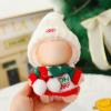 Christmas Clothes for Lu bubu 17cm Dolls(No Doll) Accessories,, Stylish Kawaii Festive Christmas Sweater Scarf Outfit Set 3 Pieces Suitable for 17cm Doll , Xmas Doll Clothing Set Replacement view 4