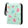 binding album 400 pockets photo album with double sided removable sleeves for Boys&Girls Toys Gift Cartoon Cute Bird Green view 1