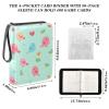 binding album 400 pockets photo album with double sided removable sleeves for Boys&Girls Toys Gift Cartoon Cute Bird Green view 3