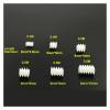 5pcs 0.3-M 0.4M 0.5M 3.5mm/5mm/6mm/8mm/10mm Toy Car Gear 1mm/2mm Shaft Electronic Starter Transmission 3.5X5X0.7A view 2