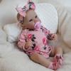 iCradle Lovely Real Look Reborn Baby Doll Girl 19 inch 48 cm Full Body Silicone Soft Vinyl Anatomically Correct Baby Doll Realistic Painted Hair Newborn Doll Toy for Ages 3+ view 3