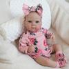 iCradle Lovely Real Look Reborn Baby Doll Girl 19 inch 48 cm Full Body Silicone Soft Vinyl Anatomically Correct Baby Doll Realistic Painted Hair Newborn Doll Toy for Ages 3+ view 4