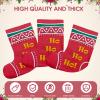 100-Count Christmas Stocking Napkins - Ho Ho Ho Red Disposable Paper Napkins for Christmas Party Decorations Holiday Dinner Xmas Tablewar 56.3 inches view 2