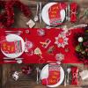 100-Count Christmas Stocking Napkins - Ho Ho Ho Red Disposable Paper Napkins for Christmas Party Decorations Holiday Dinner Xmas Tablewar 56.3 inches view 4
