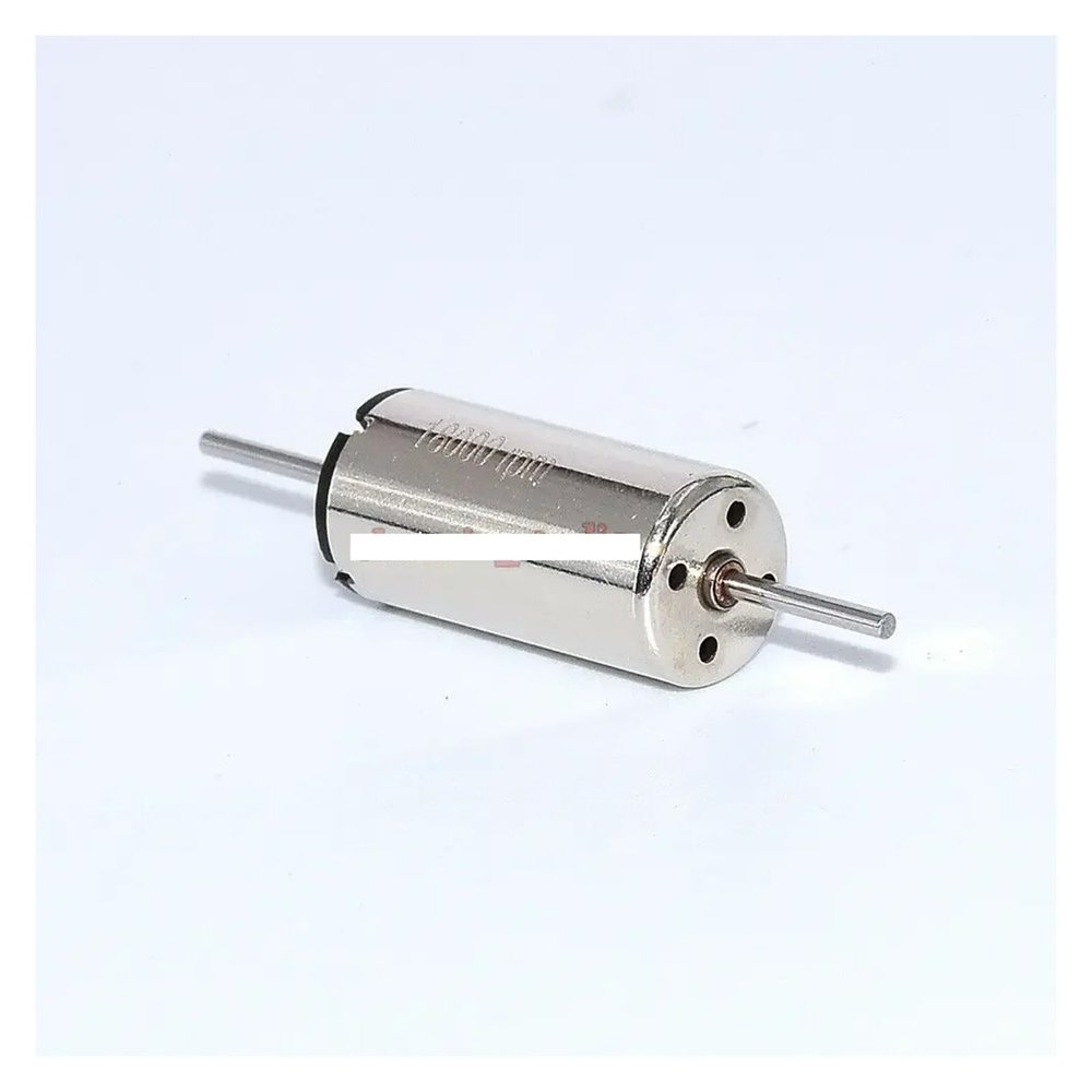 8mm*16mm Coreless Electronic Starter DC 12V High Speed Dual Double Shaft for RC Rail Train Model 18000RPM