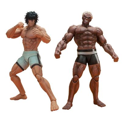2pcs Tokita Ohma and Kure Raian Action Figure, 7.08'' Super Action Statue Anime Figurine, Articulated Joints Movable Figure with Parts, Xmas Birthday Gifts