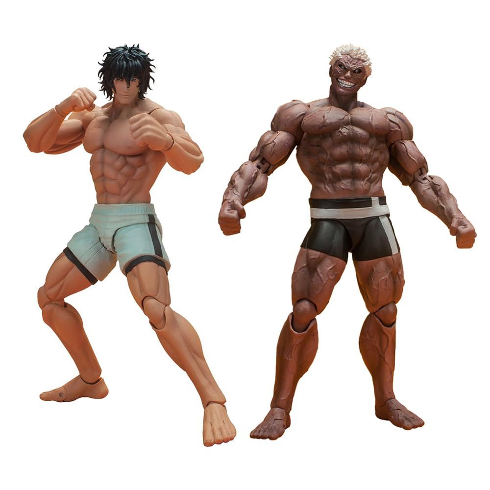 2pcs Tokita Ohma and Kure Raian Action Figure, 7.08'' Super Action Statue Anime Figurine, Articulated Joints Movable Figure with Parts, Xmas Birthday Gifts