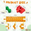 Bunu1492 Wooden Train Track Accessories Set, 64 pcs Train Track Connector, Compatible with All Major Brands Tracks, Christmas Birthday Gift for Boys Girls, Trains Toys Expansion Pack for Kids Ages 3+ view 2