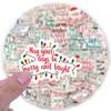 100 Pcs Christmas Theme Stickers for Kids Adults and Water Bottle Calendar Cards Envelopes Scrapbooking Laptop, Holiday Stickers Christmas Party Favors Supplies view 2