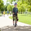 Relaxdays Kids Pogo Stick, Padded, Stainless Steel, Non-Slip, for up to 35 kg, Outdoor Jumping, 94.5 x 23.5 x 6 cm, blac view 2