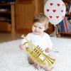 DEARMAMY 1pc Simulation Trumpet with Four Tones Music Fake Trumpet Model for Kids view 4
