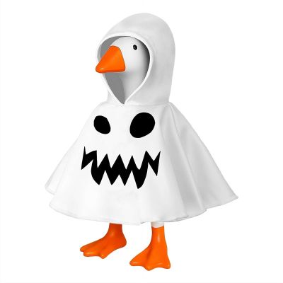 7 Inch Desk Goose Outfits Red Hoodies Tabletop Goose Accessory Mini Porch Goose Costume Magnetic Goose Statue Key Holder Clothes for Table Office Home Decor