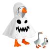 7 Inch Desk Goose Outfits Red Hoodies Tabletop Goose Accessory Mini Porch Goose Costume Magnetic Goose Statue Key Holder Clothes for Table Office Home Decor view 1