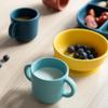 EKOBO Silicone Suction Bowls for Baby Set, 2 Toddler Bowls (Blue AByss & Lagoon), 10oz High-Rim Baby Bowl with Suction Base, Microwave, Oven, Freezer Safe  Reusable, Safe Baby Feeding Bowl BPA free view 3