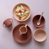 EKOBO Silicone Suction Bowls for Baby Set, 2 Toddler Bowls (Blush, Terracotta), 10oz High-Rim Baby Bowl with Suction Base, Microwave, Oven, Freezer Safe  Reusable, Safe Baby Feeding Bowl BPA free view 3