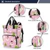 VEKELEE Christmas Snowman Tree Diaper Bag Backpack Large Travel Baby Diaper Bag with Stroller Straps Unisex Travel Essential view 2