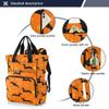 VEKELEE Halloween Black Bat Diaper Bag Backpack Large Travel Baby Diaper Bag with Stroller Straps Unisex Travel Essential view 2