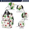 VEKELEE Christmas Pattern Diaper Bag Backpack Large Travel Baby Diaper Bag with Stroller Straps Unisex Travel Essential view 2