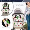 VEKELEE Christmas Pattern Diaper Bag Backpack Large Travel Baby Diaper Bag with Stroller Straps Unisex Travel Essential view 4