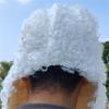 Full Head Poodle Mask,Realistic Poodle Head Mask,Spoof Animal Costume for Halloween Christmas Role-Play Party,Funny Animal Dog Head Masks view 3