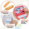 Pretend Play Home Office Set for Kids Ages 3-7, Includes Toy Kids Laptop,Cell Phone,Hamburg Harmonica,Headset & Toddlers Beverage Cup-Pretend Work Simulation Play view 3