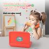 Pretend Play Home Office Set for Kids Ages 3-7, Includes Toy Kids Laptop,Cell Phone,Hamburg Harmonica,Headset & Toddlers Beverage Cup-Pretend Work Simulation Play view 4