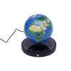 6" Magnetic Levitating Globe, 360Rotating Geographic Globes Levitating Globes with LED Light Floating Magnetic Levitation Floating Globe for Desk Home Office Classroom Decor(Blue+Black/Style A) view 1