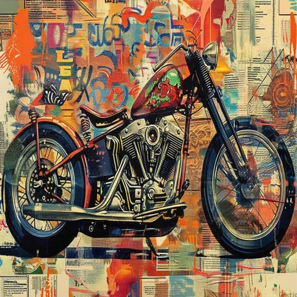 1000 Pcs Adult Wooden Puzzles Motorcycle Scene, Unique Theme, Ideal for Puzzle Lovers Gifts, Enjoy The Puzzle Solving Process, Stress Relieving Pleasure, Gifts Fro Friends and Family 20x28in