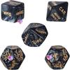 5 Novel Black Plastic Hexahedral Dice Accessory Sets, Fun Family Activities, Classic Party Ktv Tools, Couple Gifts view 1