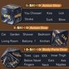 5 Novel Black Plastic Hexahedral Dice Accessory Sets, Fun Family Activities, Classic Party Ktv Tools, Couple Gifts view 4