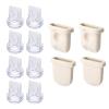 12pcs Breast Pump Parts for eufy, Includes 4pcs Silicone Diaphragms & 8pcs Duckbill Valves Wearable Breast Pump Replacement Accessories Compatible with eufy S1 Pro/S1/E10/E20 view 1