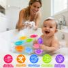 10PCS Baby Bath Toys for Kids Ages 1-3 Mold Free Water Toys for Toddlers 12+ Months Fun Bathtub Pool Beach Toys Safe Early Learning Water Table Toy for 2-6 Years Old Christmas Birthday Boys Girls Gift view 3