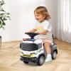 Licensed Scania Ride on Push Car by INFANS with 3 Sound Effects, Storage, Toddler Sliding Police Truck, White view 2