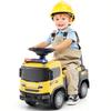 Licensed Scania Ride on Push Car by INFANS with 3 Sound Effects, Storage, Toddler Sliding Construction Truck, Yellow view 1