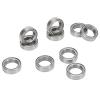10PCS RC Ball Bearing Kit, Steel Metal ielded Ball Bearings, High Rotation Speed Low Friction Bearings for 1/10 RC Cars, Compatible with D Racing 10421 S, Silver Color, 15 x 10 x 4 view 3