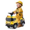 Costzon Ride On Push Car, Licensed Scania Construction Vehicle for Toddlers with Horn, Music, Lights, Under Seat Storage, Foot-to-Floor Sliding Car, Kids Ride On Toys for Boys Girls 18+ Months view 1