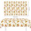 SOXLJSFAC Hot Dog Party Tablecloth, Hot Dog Party Decoration, 3PCS Fast Food Birthday Table Covers, Tablecloths for Fast Food Party view 2
