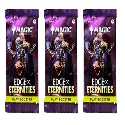 3 Packs MTG Play Booster Pack Lot MTG Edge of Eternities