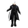 1/12 Scale Action Figure Clothes,Long Leather Jacket for 6 inch Action Figures,1:12 Scale Miniature Coat. (6" Long Leather Jacket) view 2