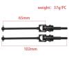 1 Pair 1:10 Scale CVD Drive Shafts 511466 Metal Transmission Axles for RC Truggy Rock Crawler Buggy Replacement Parts view 4