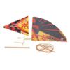 10pcs Rubber Band Flying Bird Toy Random Color Delivery Spring Aircraft Kite Kids Outdoor Garden Backyard Windmills for Garden Solar view 2
