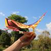10pcs Rubber Band Flying Bird Toy Random Color Delivery Spring Aircraft Kite Kids Outdoor Garden Backyard Windmills for Garden Solar view 3